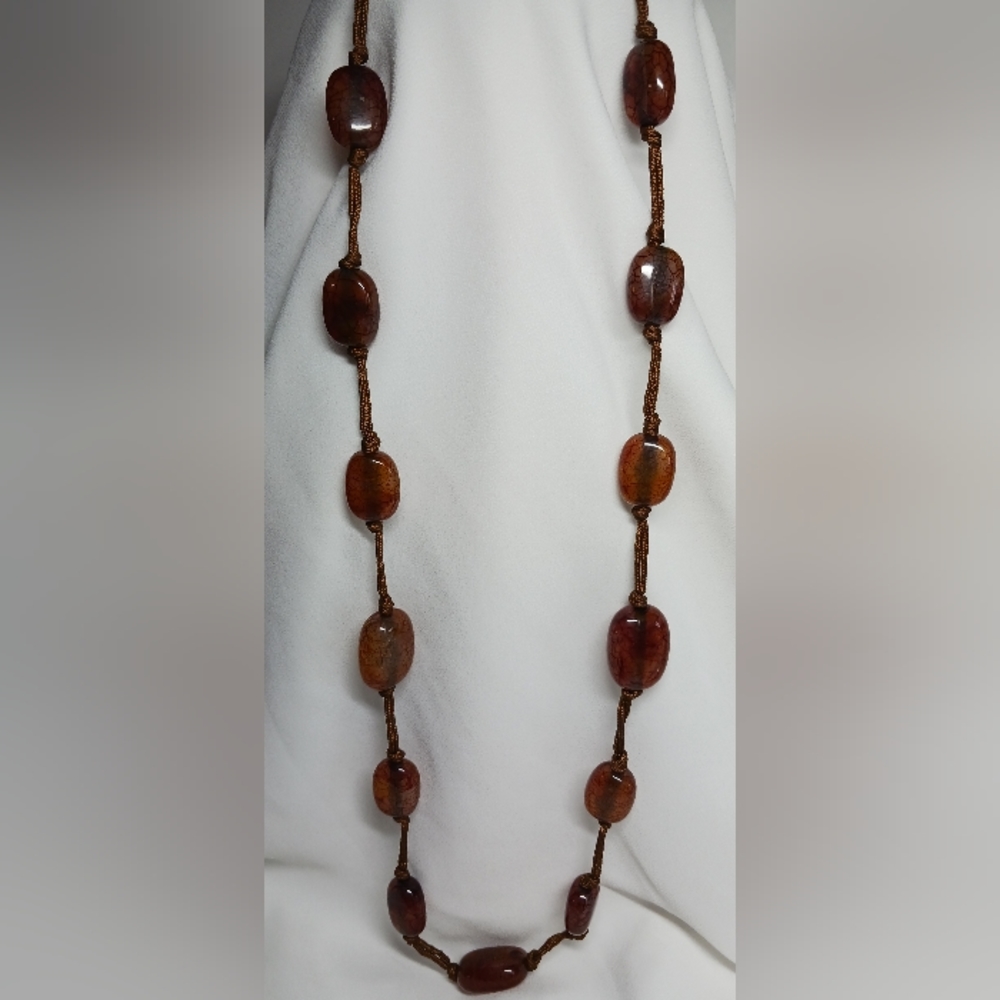 The Work Connection  necklace, plastic
